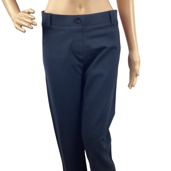 Betabrand Classic Dress Pant Yoga Pant Straight Leg Size M Navy - Picture 2 of 7